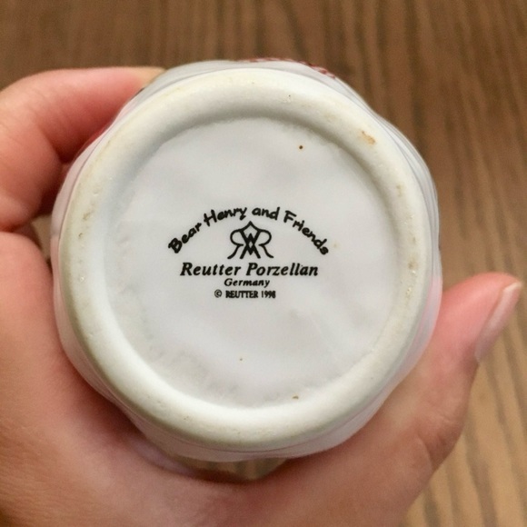 Reutter Porzellan Teddy Bear Henry And Friends Vintage 1998 German Porcelain - Picture 7 of 9